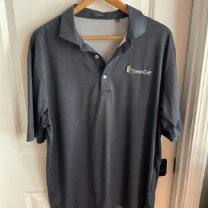 Turtleson - Men's Dark Gray Polo Shirt - Size X-Large